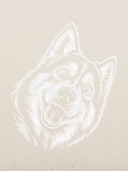 Husky Kopfzeichnung