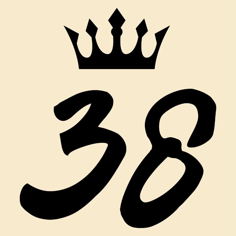 38 Number crown