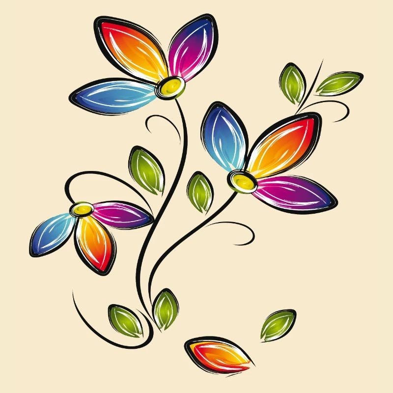 Blumenranke, Flowers