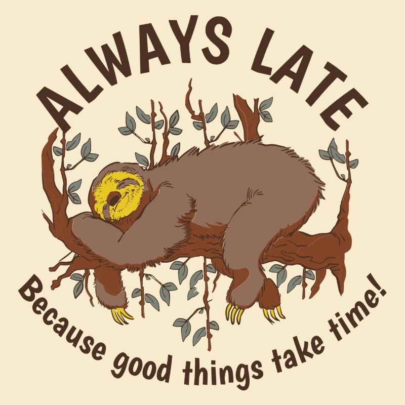 Sarcasm Irony Saying Sloth Fun Gift Idea