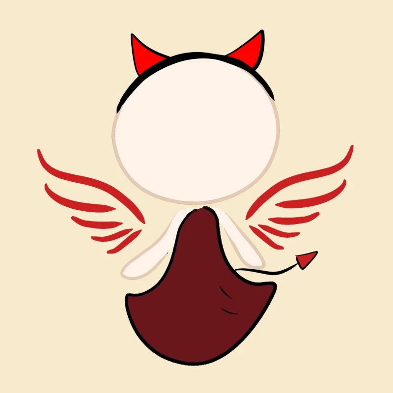 red devil symbol man