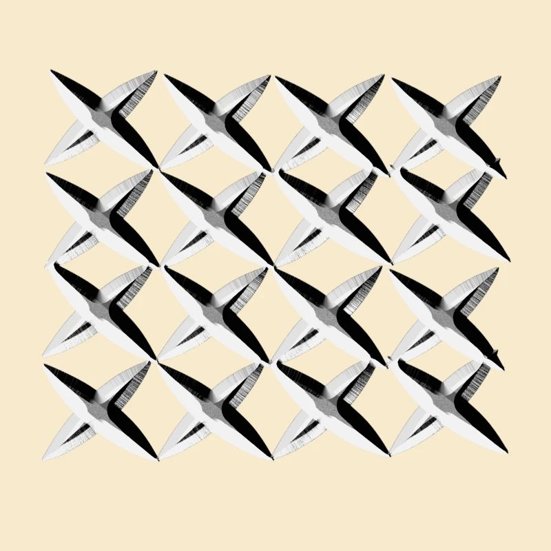 grey net cross pattern
