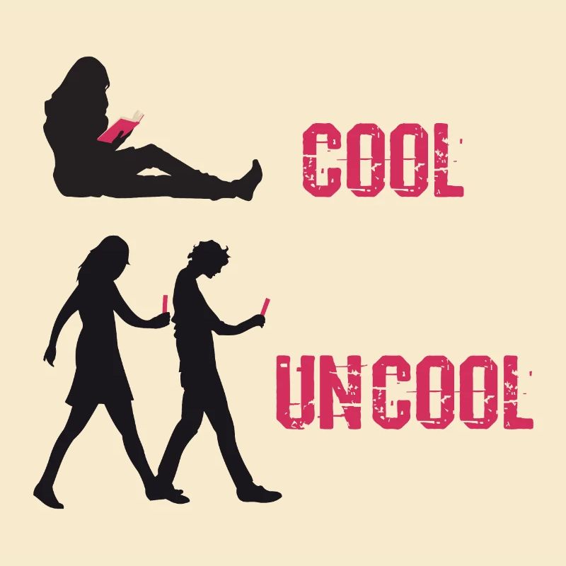 Book cool, Smartphone uncool