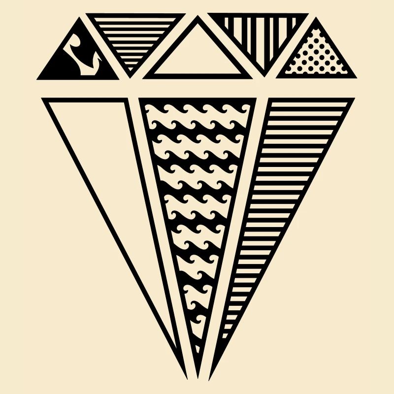Diamant mit Muster