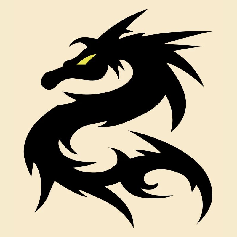 Drache Fantasy Tattoo