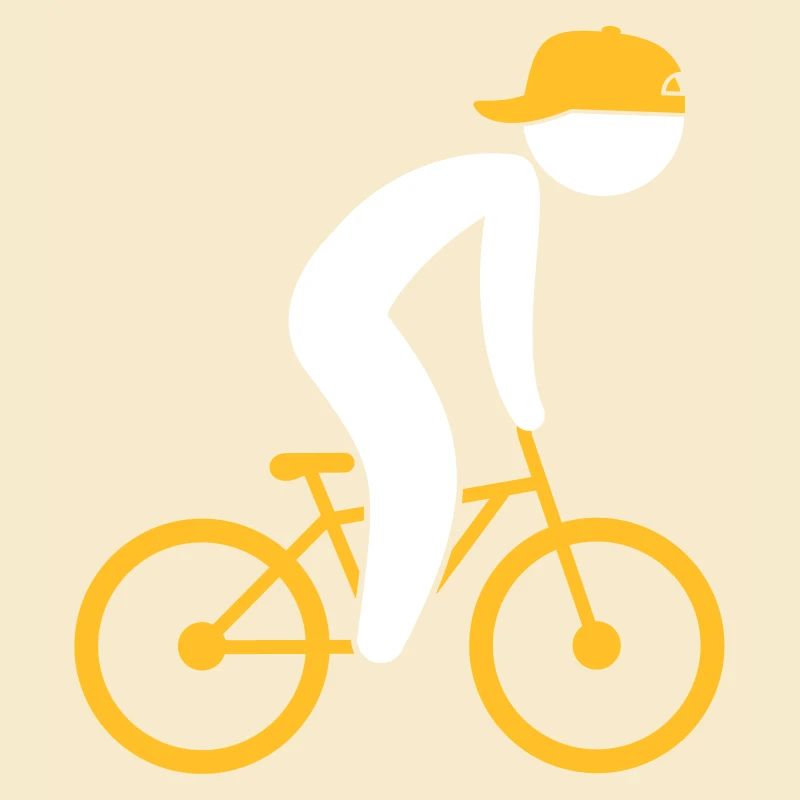 Ein Radfahrer