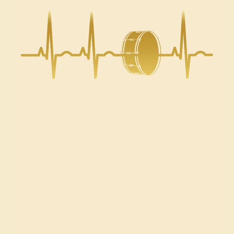 evolution ekg heartbeat drum drum drums