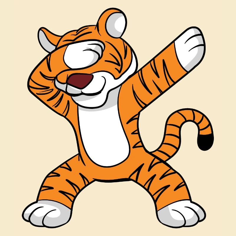Dabbing Tiger Tanzen