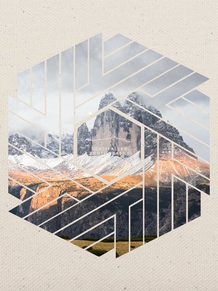 Drei Zinnen Dolomiten Sechseck