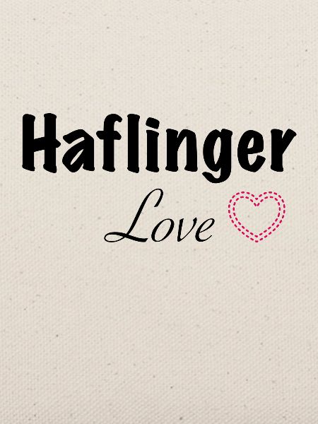 Haflinger Love