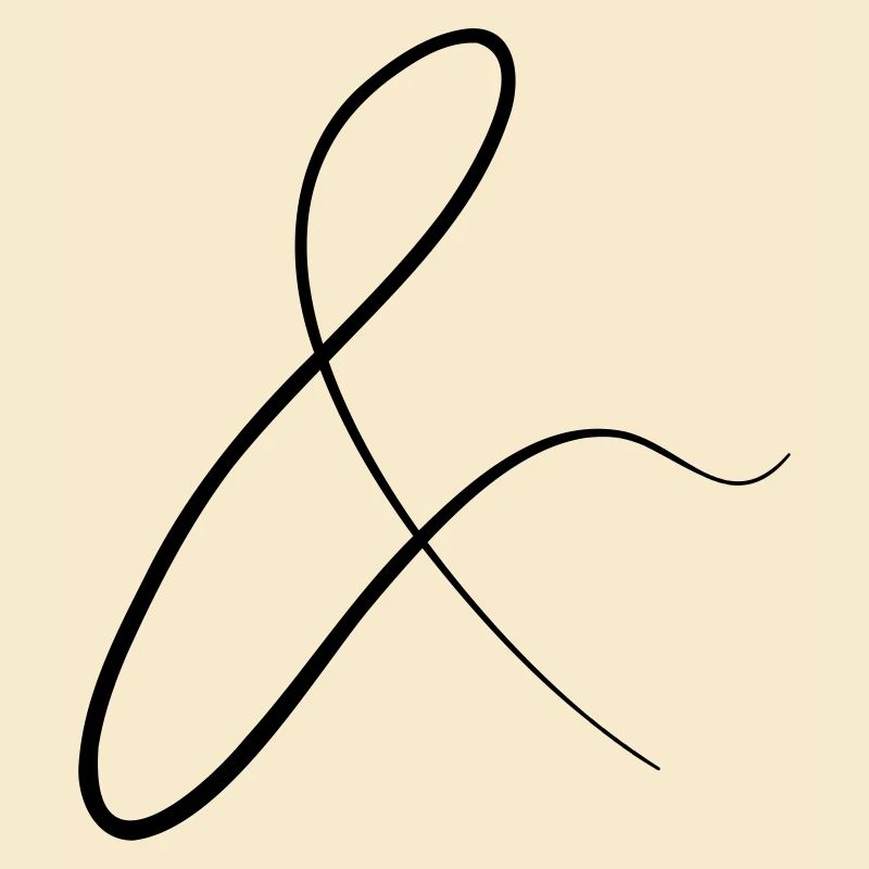 and characters in cursive script