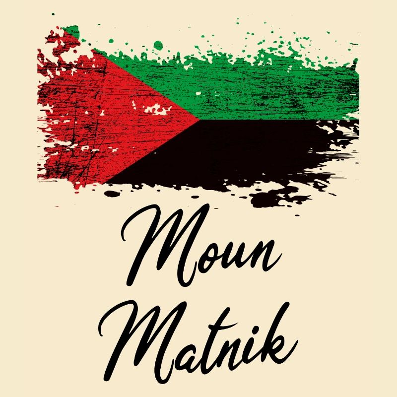 Peuple de la Martinique couleur drapeau