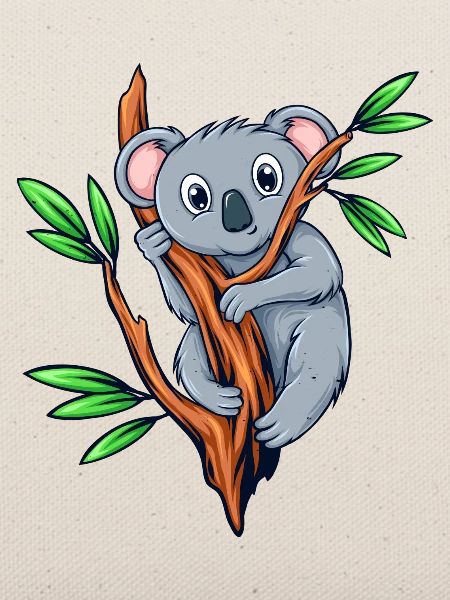 Koalabär Koala Bambus