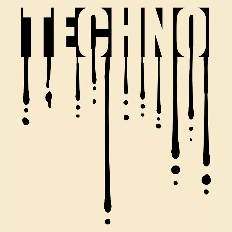 Drops Logo Techno