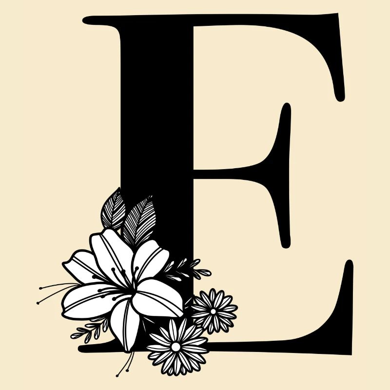 Letter E