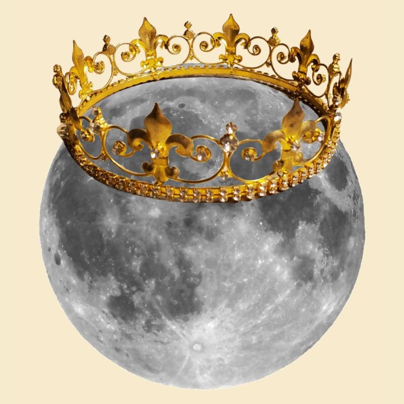 Mond mit Krone
