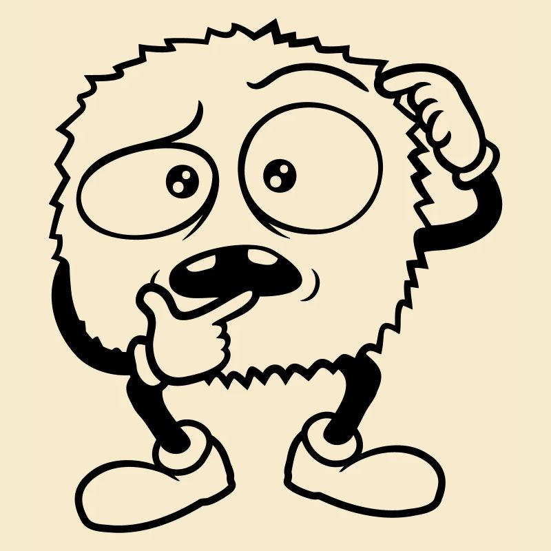 Monster skeptical face comic