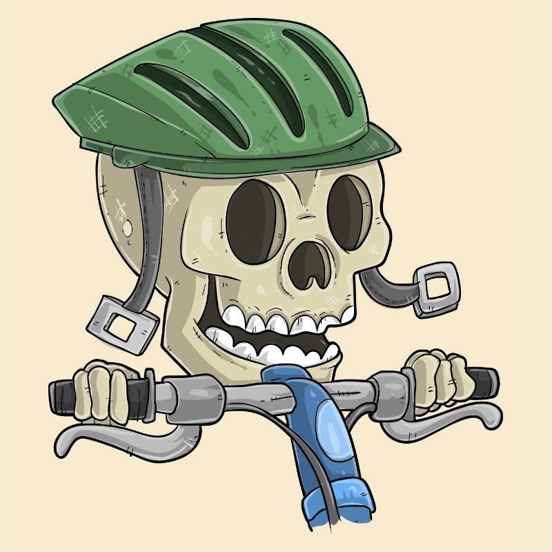 Crâne de vélo