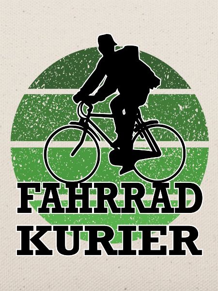Fahrradfahrer Fahrradkurier