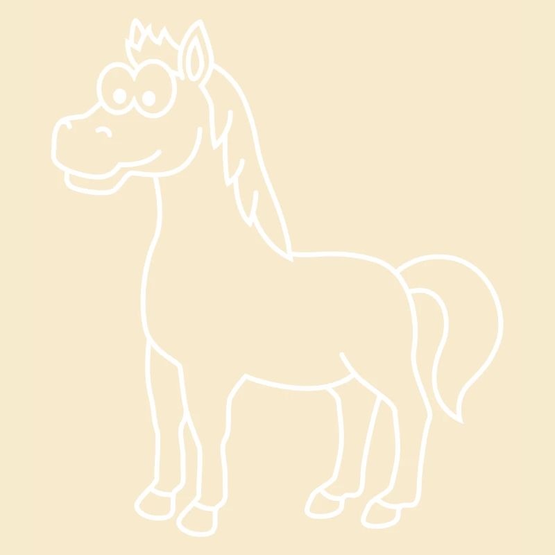 Pferd Comic Tier