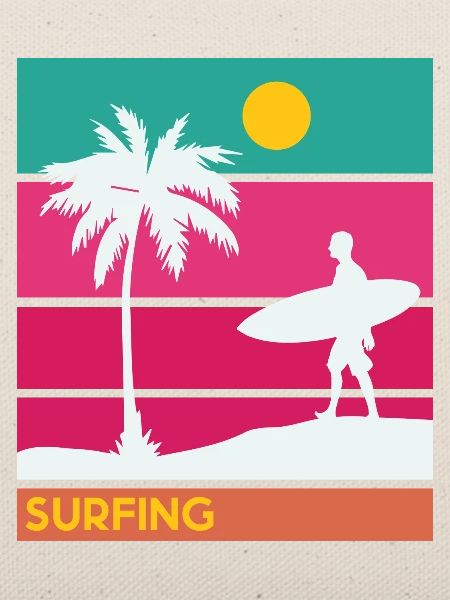 Surfing Surfboard Surfer Geschenksidee