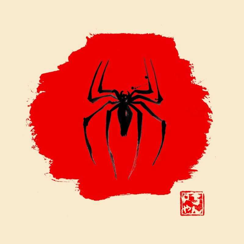 Spinne rot