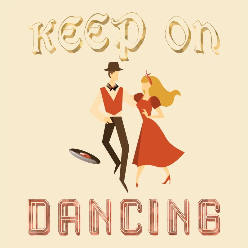 Keep on dancing, continuez à danser, danseur vinyl