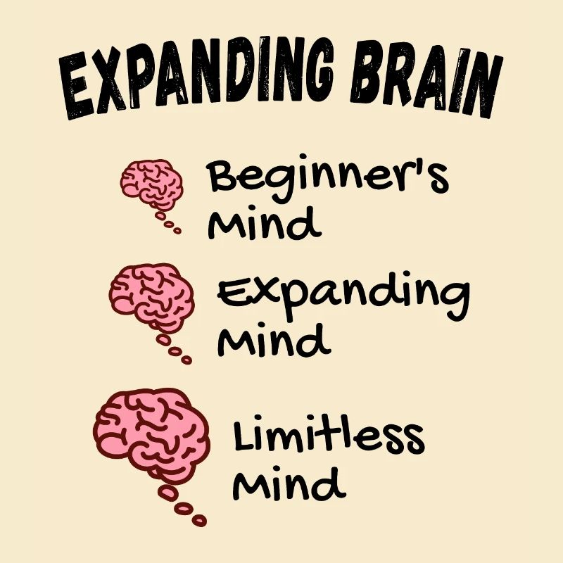 Gehirn erweitern - Expanding Brain Meme