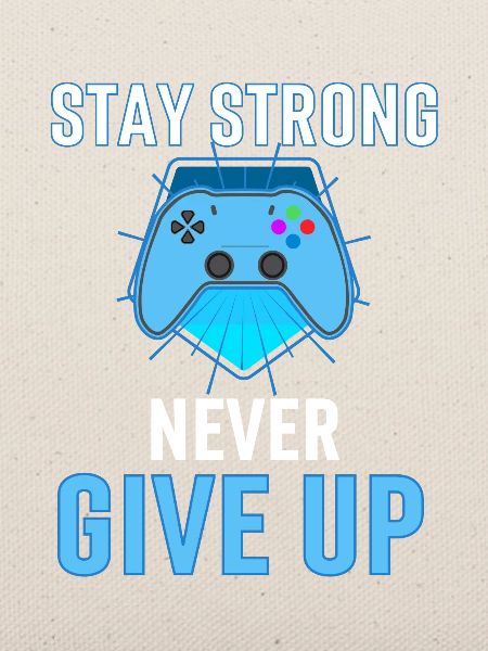 Never Give Up Gamer Hymne auf
