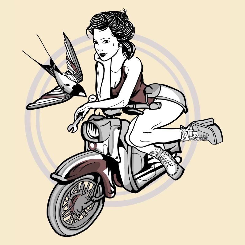 Schwalbe Lady // Illustration