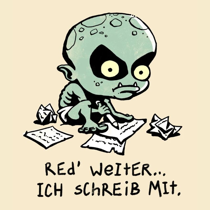 Ich schreib mit...