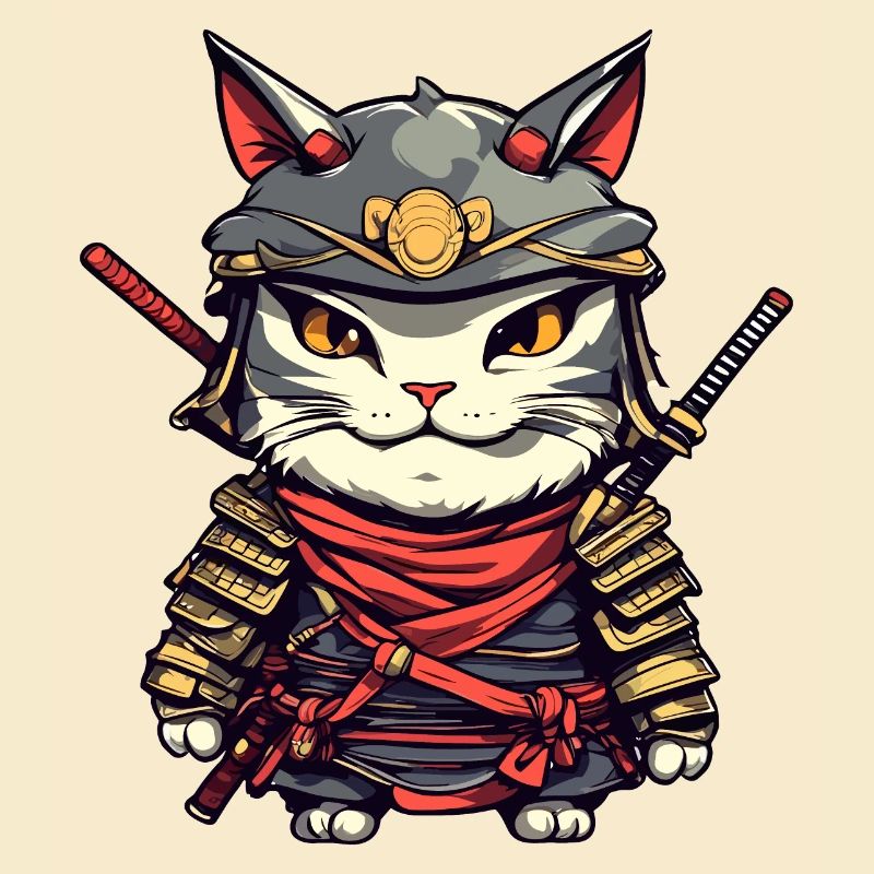 Chat samouraï #10