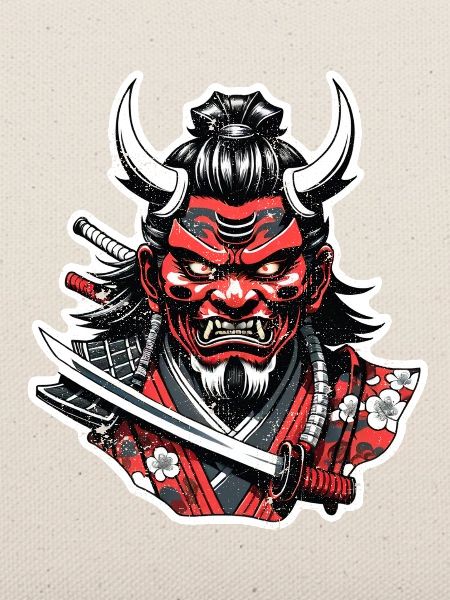Samurai-Krieger - Japan - Dämon
