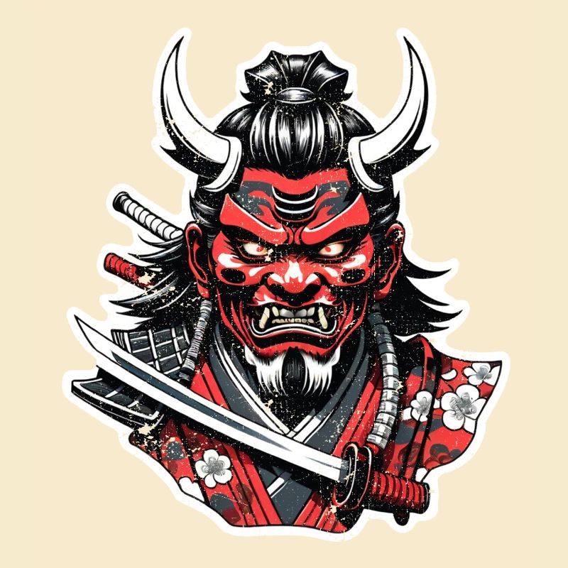 Samurai-Krieger - Japan - Dämon