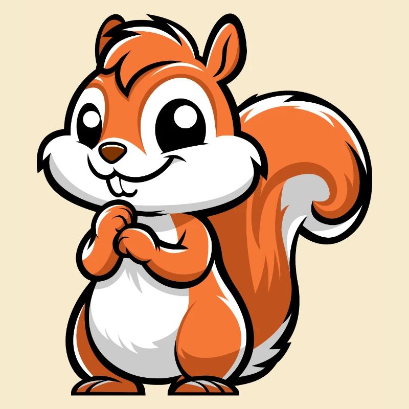 Freches kleines Eichhörnchen