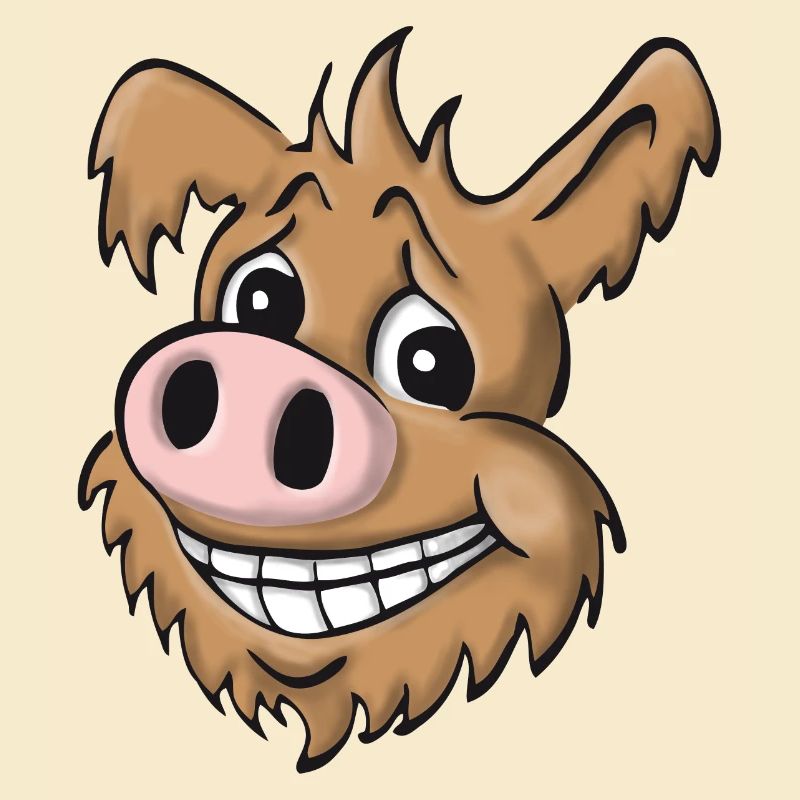 Schweinehund treuherzig