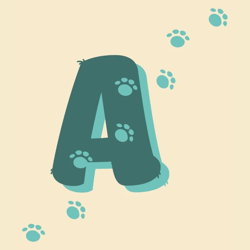 Paws Letter A