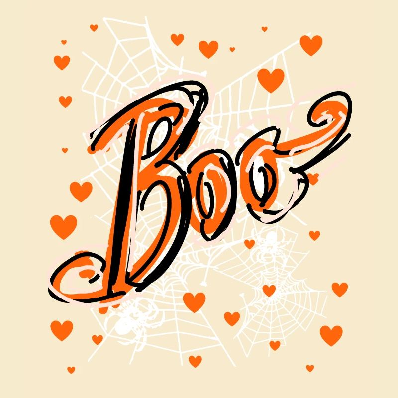 Boo,halloween,Graffiti,Spinnennetz,Spinne