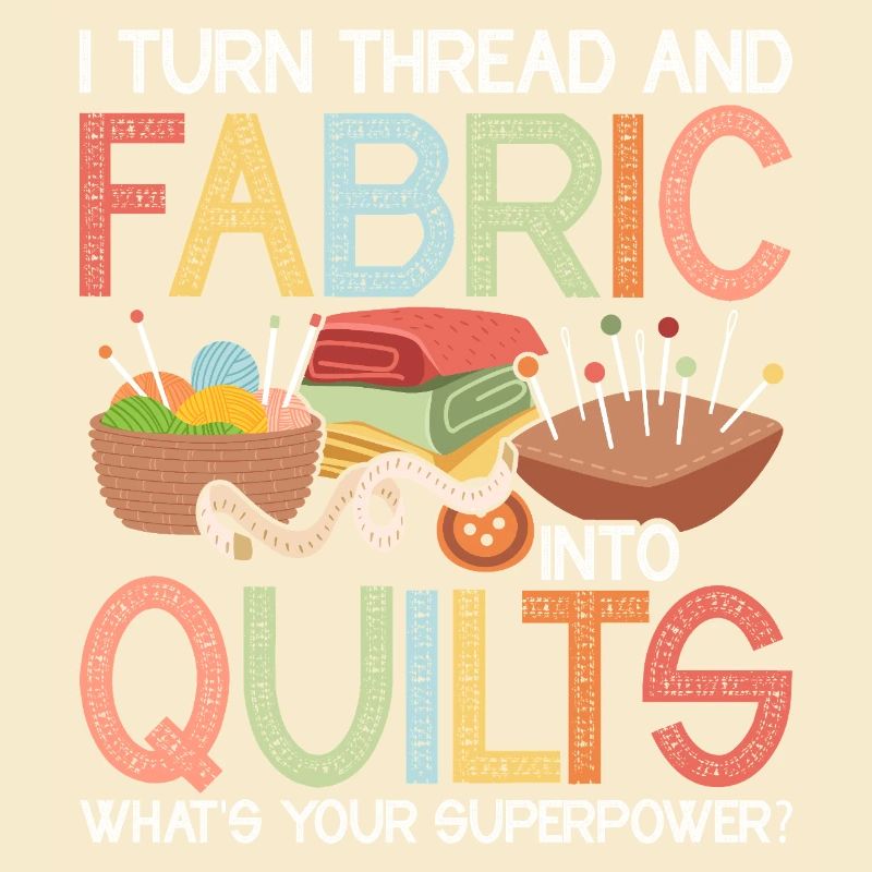 I Turn Thread & Fabric Into Quilts Quilting Quilt