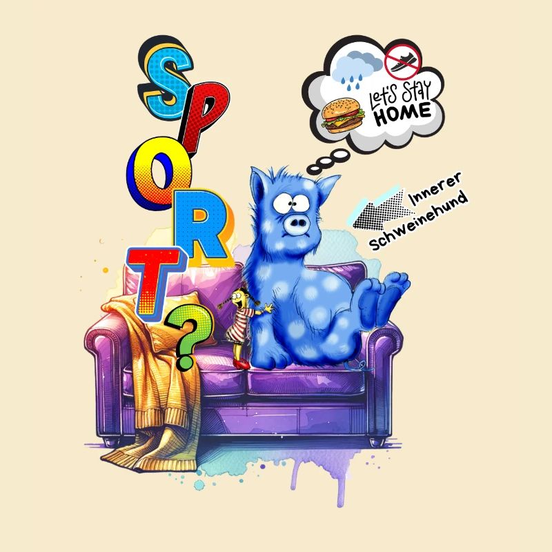 Besiege den inneren Schweinhund. Sport oder Sofa?