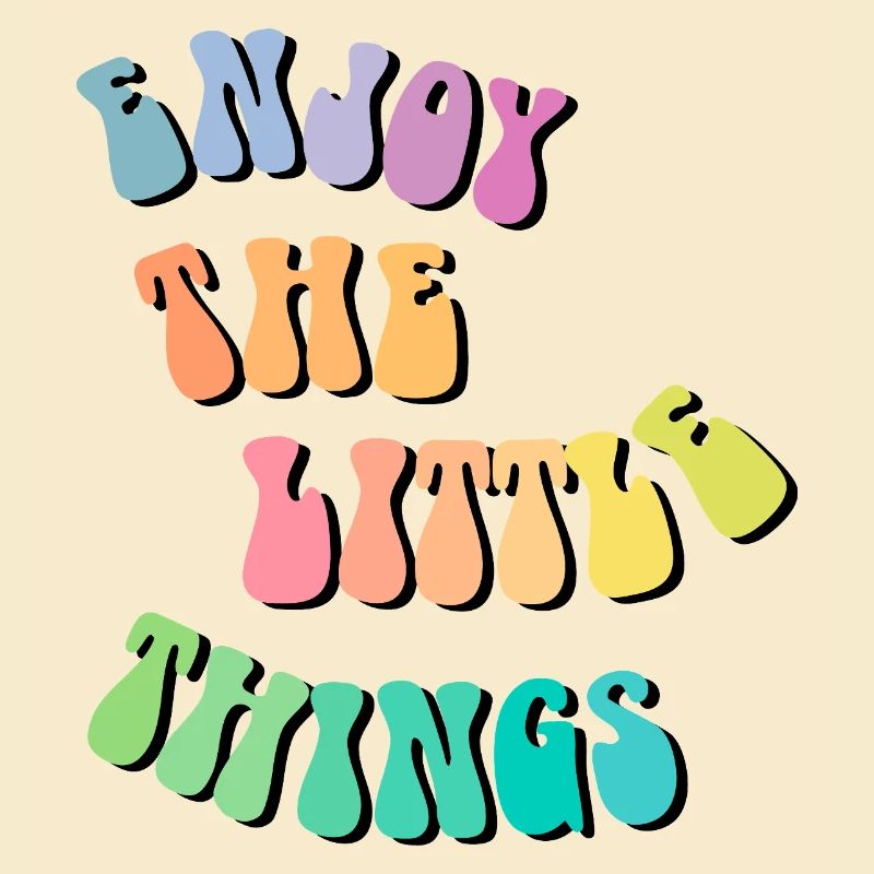 Enjoy little things - Geschenkidee - Geschenk