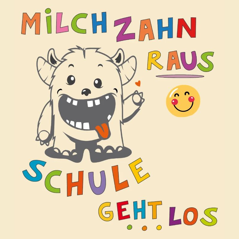 Schule Einschulung Monster