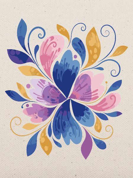Elegantes Schmetterlings-Blumendesign