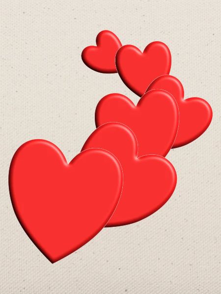 Herzige Herzchen Liebe Design