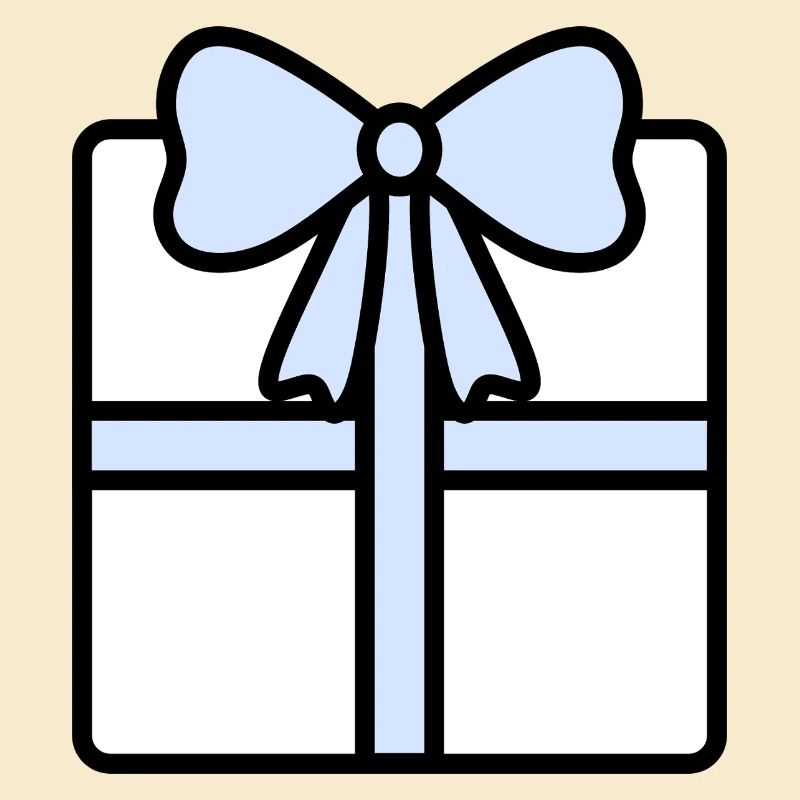 Elegante Geschenkbox mit Band