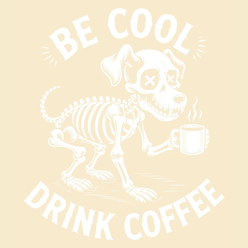 Squelette Squelette de Café Be Cool