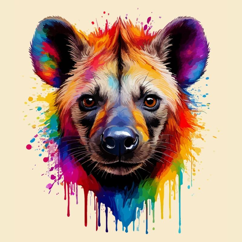 Regenbogenhund Portrait