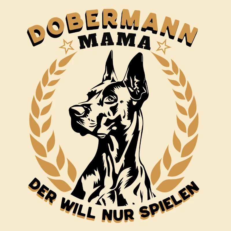 Dobermann Mama – Der will nur spielen