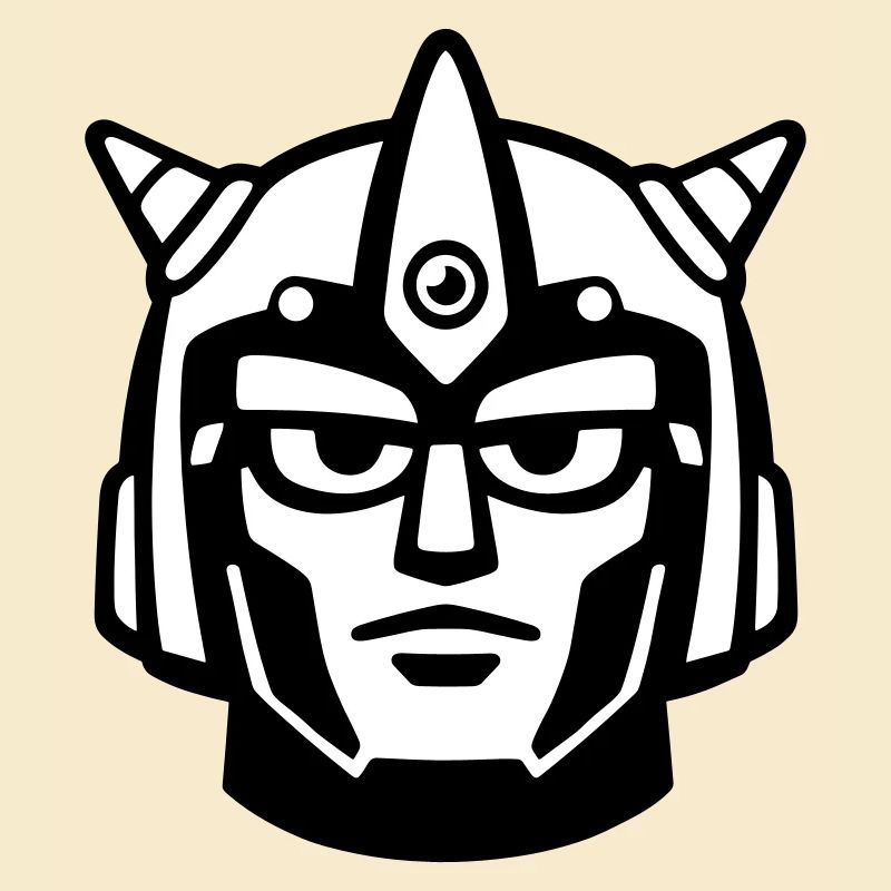 Casque de visage robot Doomforge