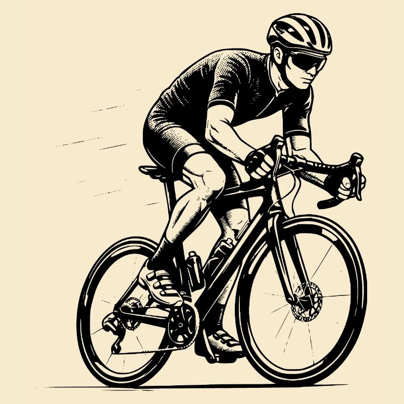 Déclaration directe sur le vélo de route
